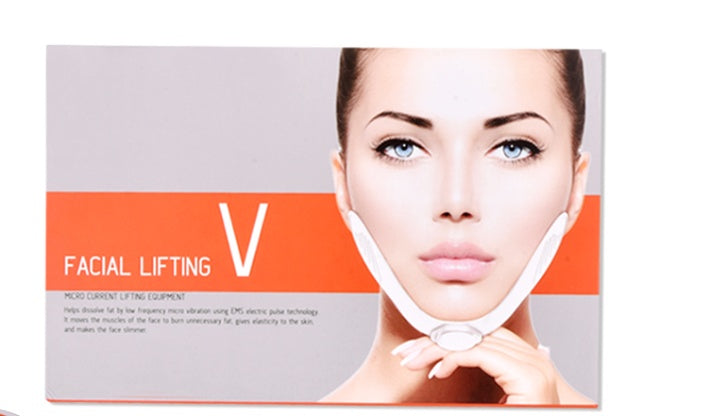 HLP Medical Supplies facial slimming massager for women, V-shape facial lifting device with silicone tips for contouring and skin tightening.