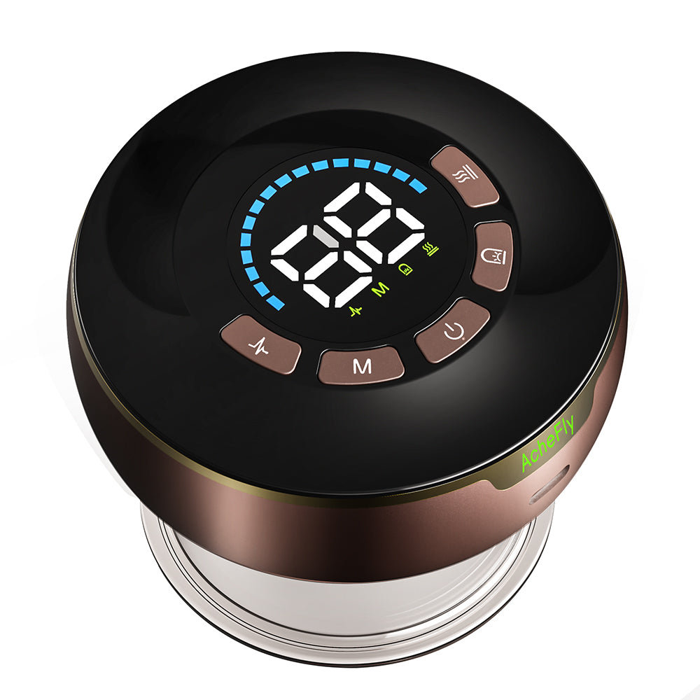 HLP Medical Supplies AcheFly rechargeable small electric Gua Sha facial massager for recovery and physical therapy.