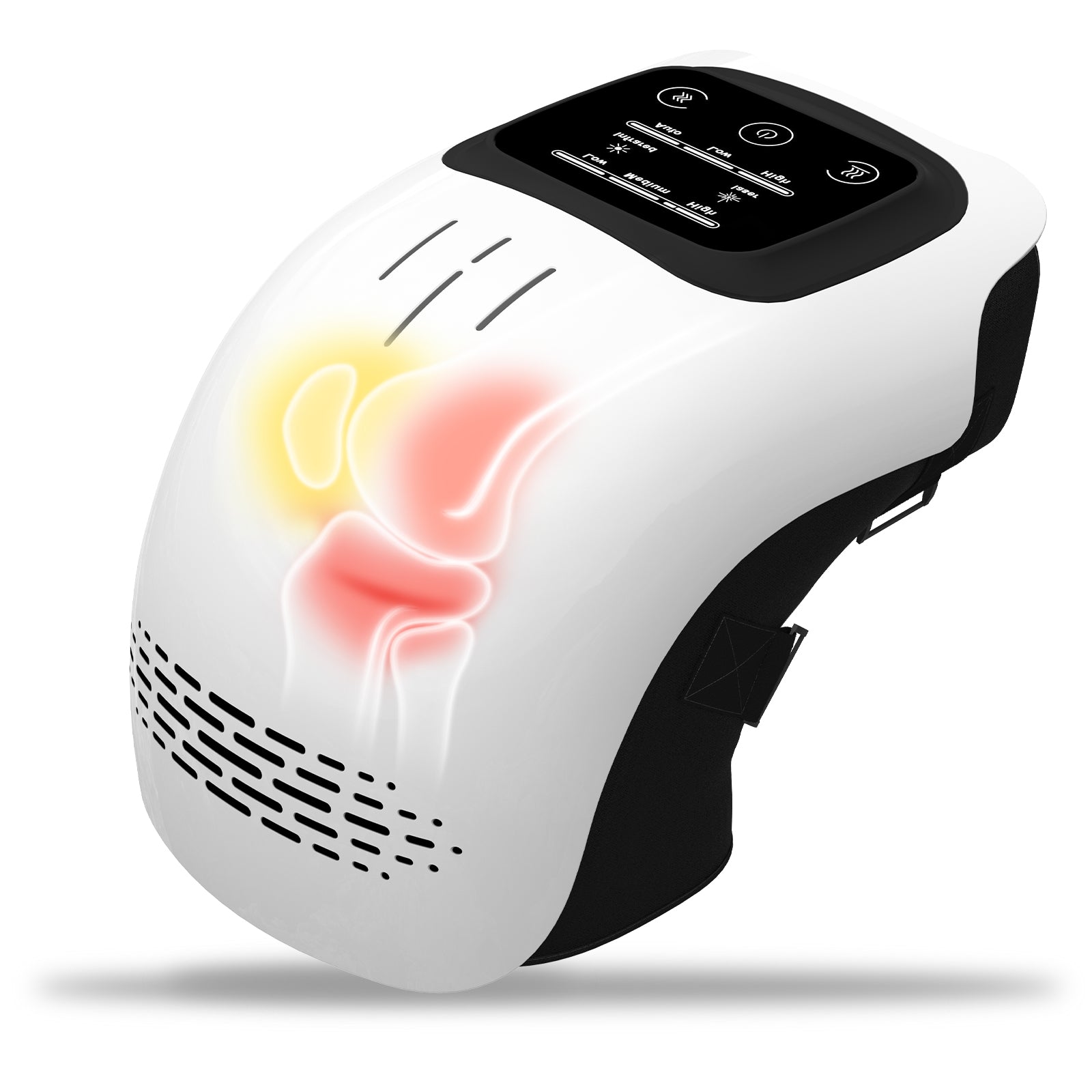 HLP Medical Supplies electric knee massager with heating, infrared, laser, and vibration for pain relief and recovery.