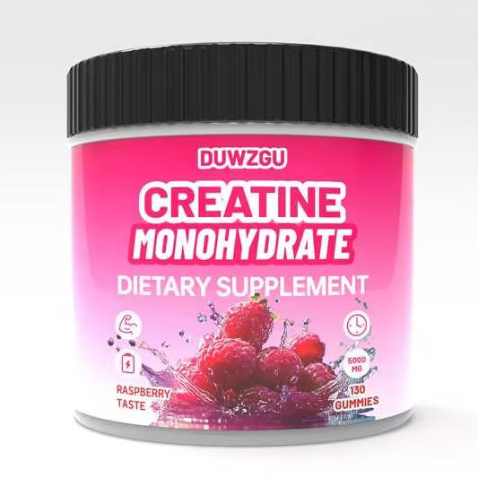 Blueberry creatine jelly supplement by HLP Medical Supplies, showing a single blue-colored jelly packet for muscle support.