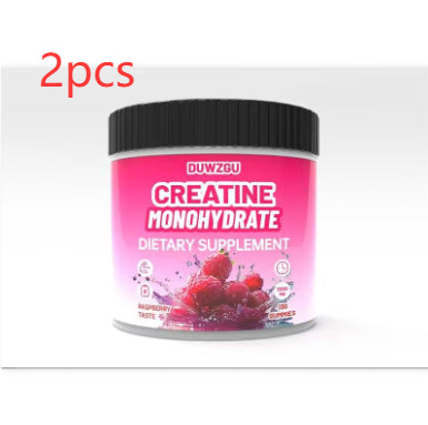 Blueberry creatine jelly supplement by HLP Medical Supplies showing a single blue jelly packet on a white background.