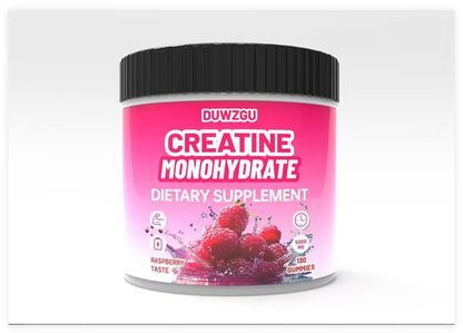 Blueberry creatine jelly supplement by HLP Medical Supplies, showing a single blue-colored jelly pack for muscle support.