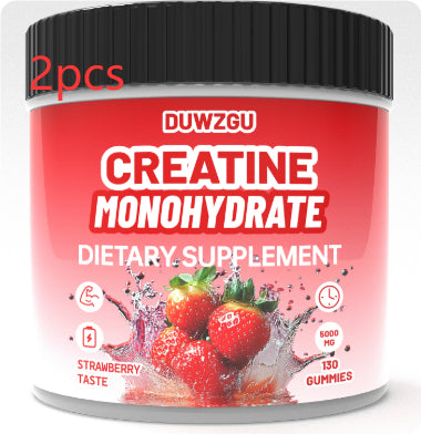 Blueberry creatine jelly supplement by HLP Medical Supplies in a single serving packet, ideal for energy and muscle support.