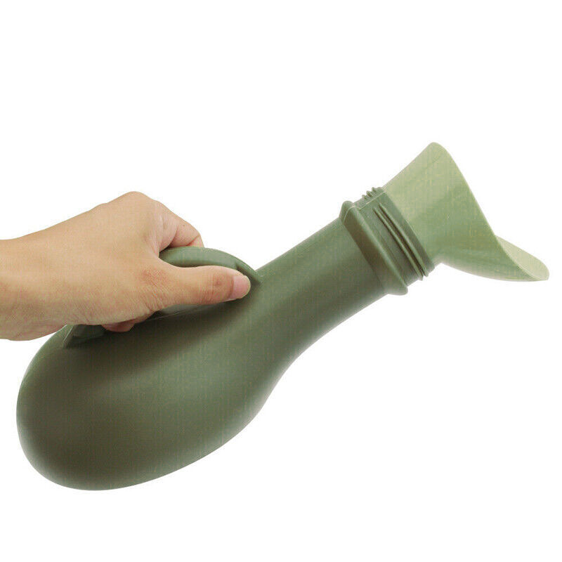 Portable 1000ml unisex urinal bottle for travel, camping, and emergency use by Hlpmedical, designed for adult incontinence care.