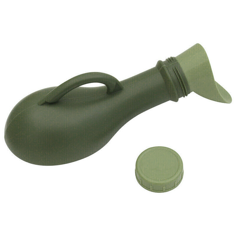 Unisex 1000ml portable urinal bottle for travel, camping, and emergency use, designed for adult incontinence care by Hlpmedical.