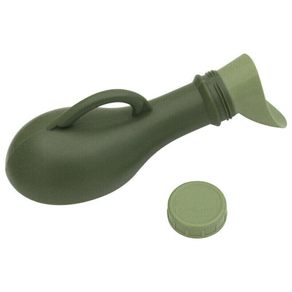 Unisex 1000ml portable urinal bottle for travel, camping, and emergency use, designed for adult incontinence care by Hlpmedical.
