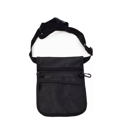 Light blue nurse pouch waist bag by Hlpmedical, medical tool organizer with keyring, designed for men's accessories and utility use.