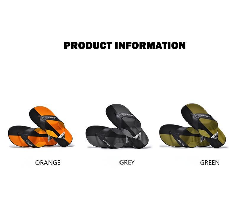 Men's grey flip flops with EVA-PVC dual sole, slip-resistant design, comfortable for casual wear, size 40.