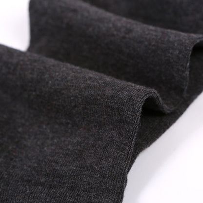 Six pairs of Hlpmedical men's cotton-rich loose top socks designed for medical, circulation, and diabetic comfort.