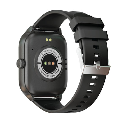 Hlpmedical V-Fitness smartwatch with 2-inch touch screen in black, men's fashion watch with digital display and sleek design.