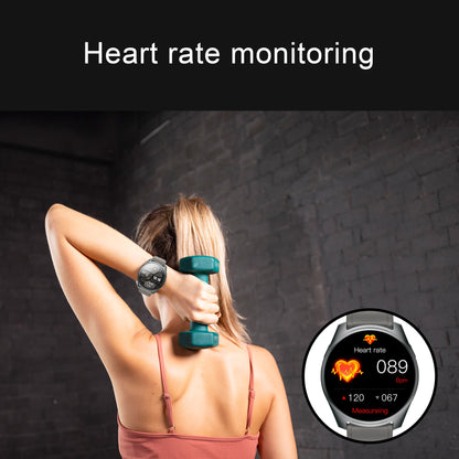 Hlpmedical Aipower Smart Watch with earbuds, pop-up headphones, 4G connectivity, fitness tracker, stylish women's watch in black