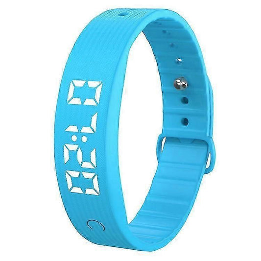 Hlpmedical W5SV smart bracelet with digital display, vibration alarm, sleep tracker, and fitness watch features for women.