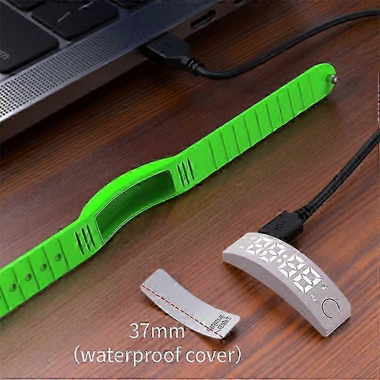 Hlpmedical W5SV smart bracelet with digital display, vibration alarm, sleep tracker, and fitness watch features for women's fashion.