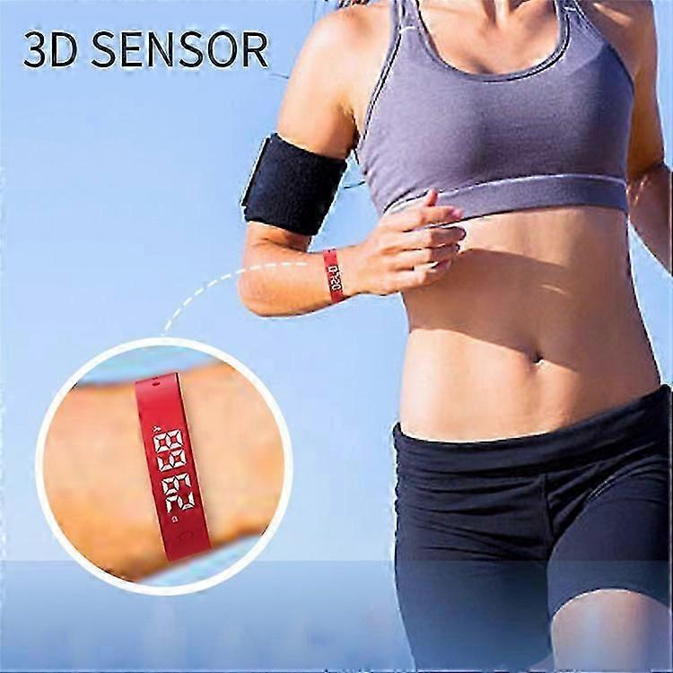 Hlpmedical W5SV smart bracelet with digital display, vibration alarm, sleep tracker, and fitness watch features for women's fashion.