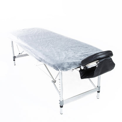 Set of 15 disposable massage table sheet covers by Hlpmedical, 180cm x 75cm, for comfortable, hygienic massage sessions.