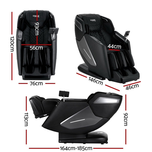 Livemor 4D Massage Chair Recliner by Hlpmedical with SL track, full-body zero gravity, heated massage, and AI body scan features.