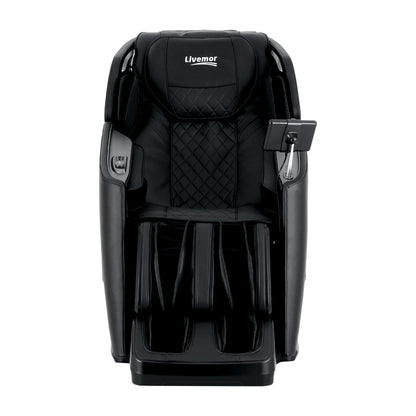 Hlpmedical Livemor 4D massage chair recliner with SL track, zero gravity, heated massage, and AI body scan for full-body relaxation.