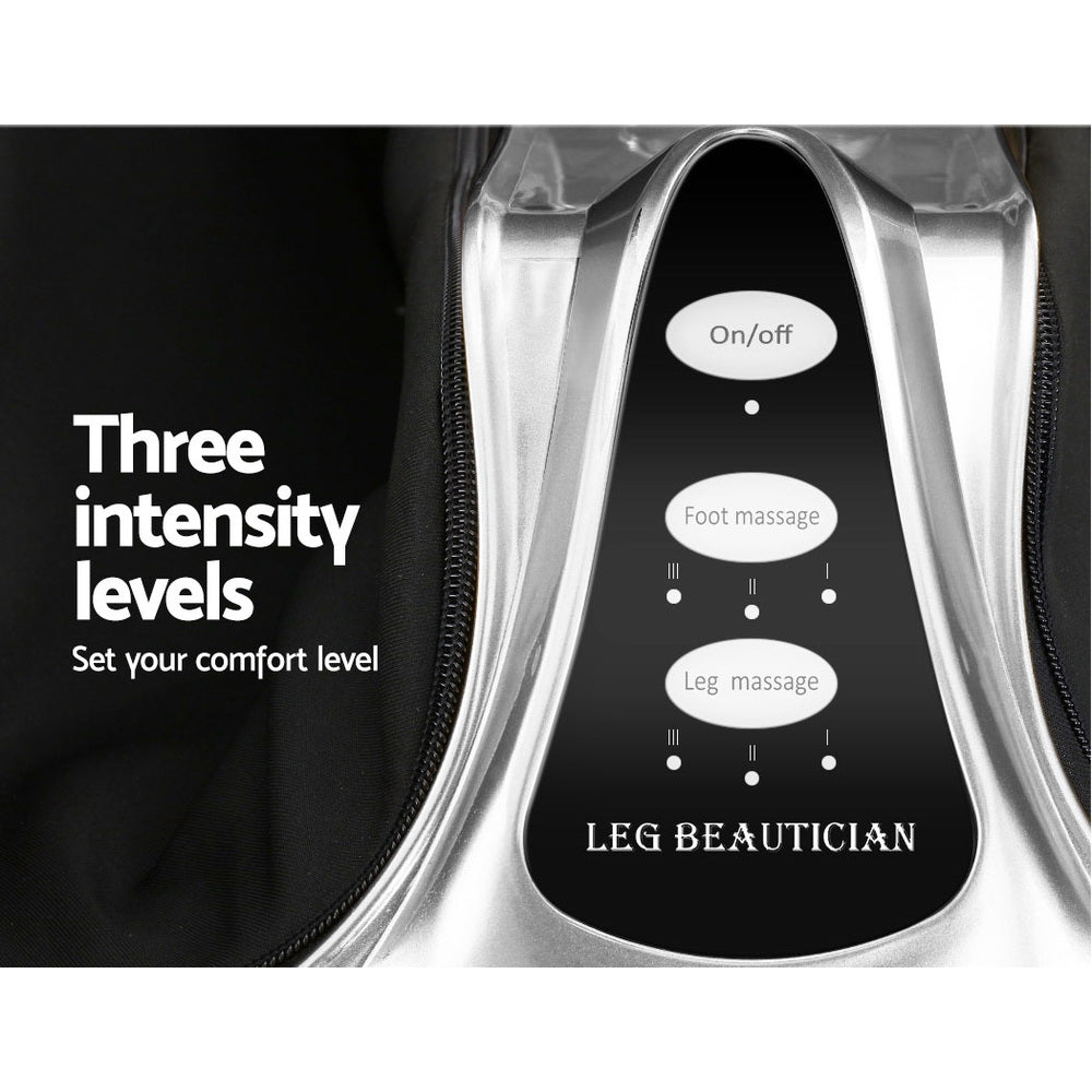 Livemor Foot Massager by Hlpmedical, silver electric shiatsu roller for ankle, calf, and leg kneading massage.