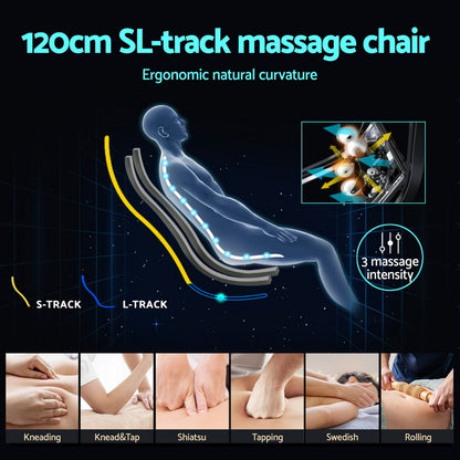 Hlpmedical Livemor massage chair electric recliner with plush upholstery and built-in 3D massager for home relaxation.