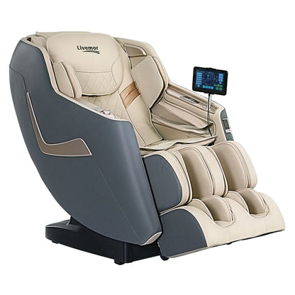 Hlpmedical Livemor electric massage chair with 3D Opal design, featuring a comfortable recliner and home massager for relaxation.