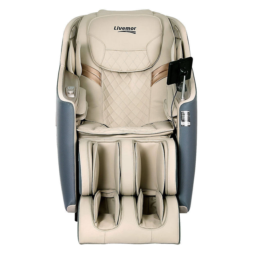 Hlpmedical Livemor massage chair electric recliner with 3D Opal design, home massager with padded seat and armrests.