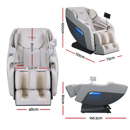 Hlpmedical Livemor massage chair electric recliner with padded upholstery and adjustable features for home relaxation.
