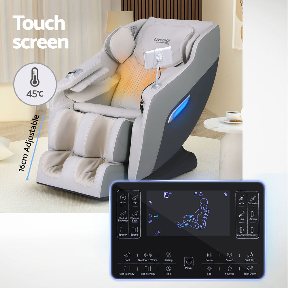 Hlpmedical Livemor Massage Chair Electric Recliner with built-in home massager and ergonomic design for relaxation.