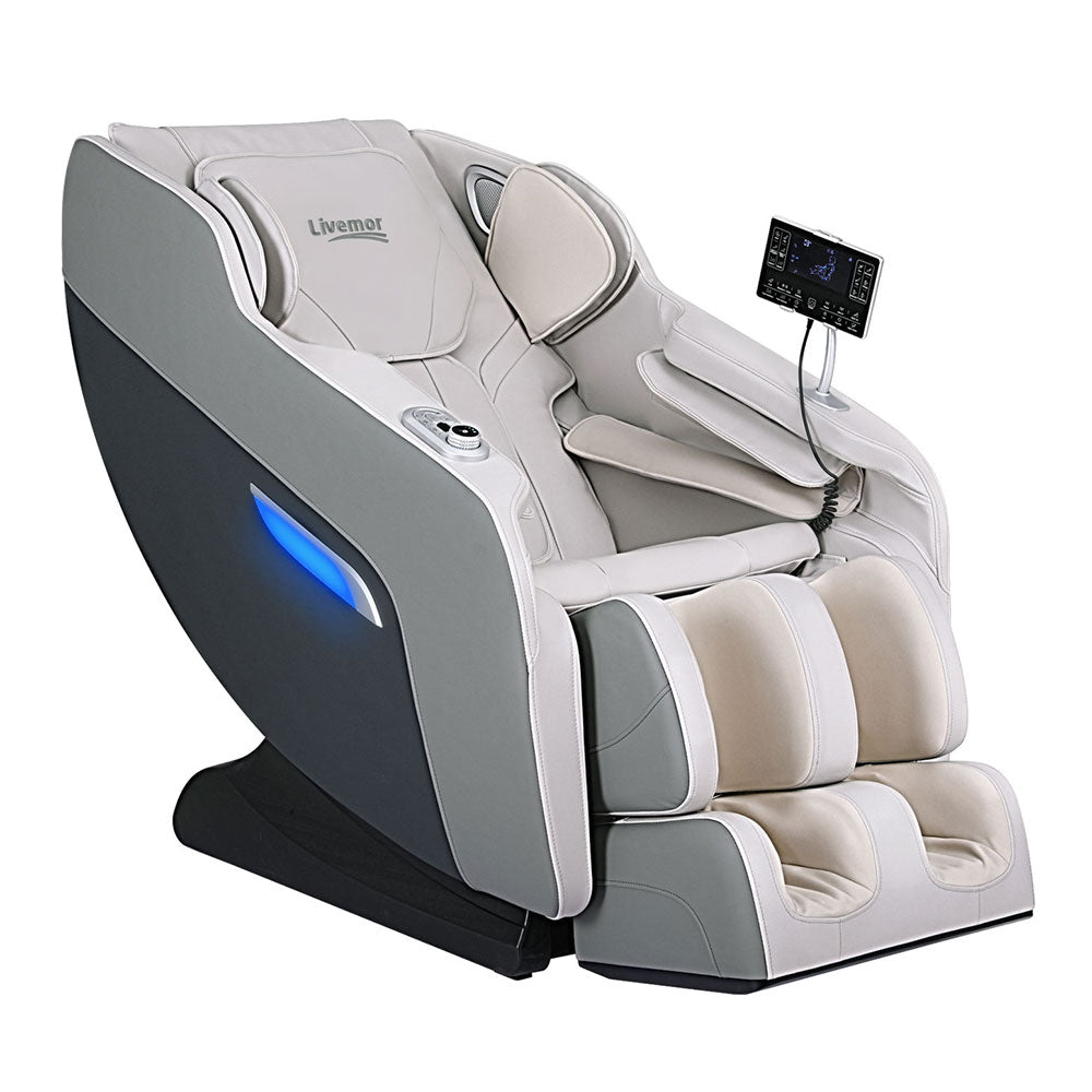 Livemor electric massage chair by Hlpmedical, home recliner with built-in massager for relaxation and comfort.