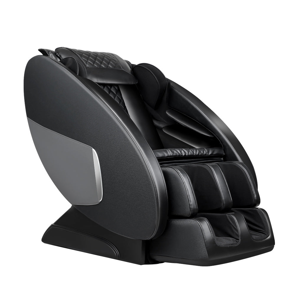 Black Livemor massage chair electric recliner with built-in massager, featuring sleek design and ergonomic comfort.