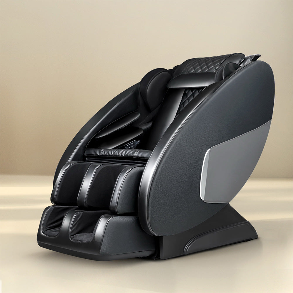 Livemor electric massage chair by Hlpmedical in black, featuring a sleek recliner design with built-in massager for relaxation.