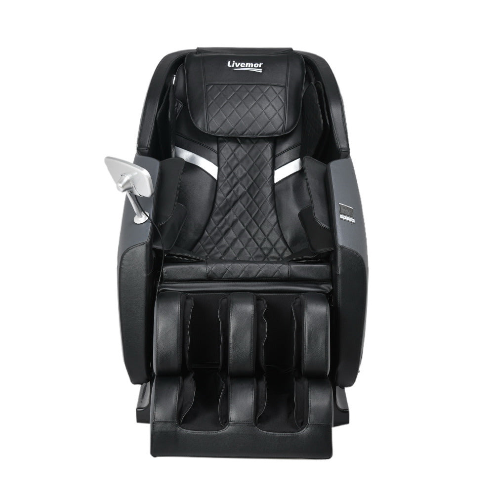 Hlpmedical Livemor electric massage chair with recliner and massager features, showcasing its comfortable design and modern style.