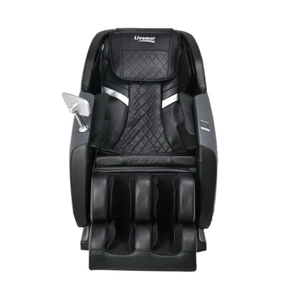 Hlpmedical Livemor electric massage chair with recliner and massager features, showcasing its comfortable design and modern style.