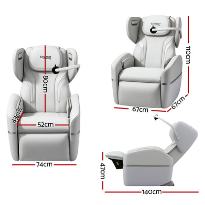 Hlpmedical Livemor massage chair with electric vibration recliner, padded upholstery, and ergonomic design for relaxation.