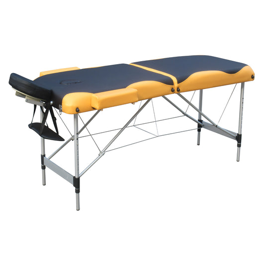 YES4HOMES portable aluminium massage table with foldable design, ideal for beauty therapy and massage sessions.