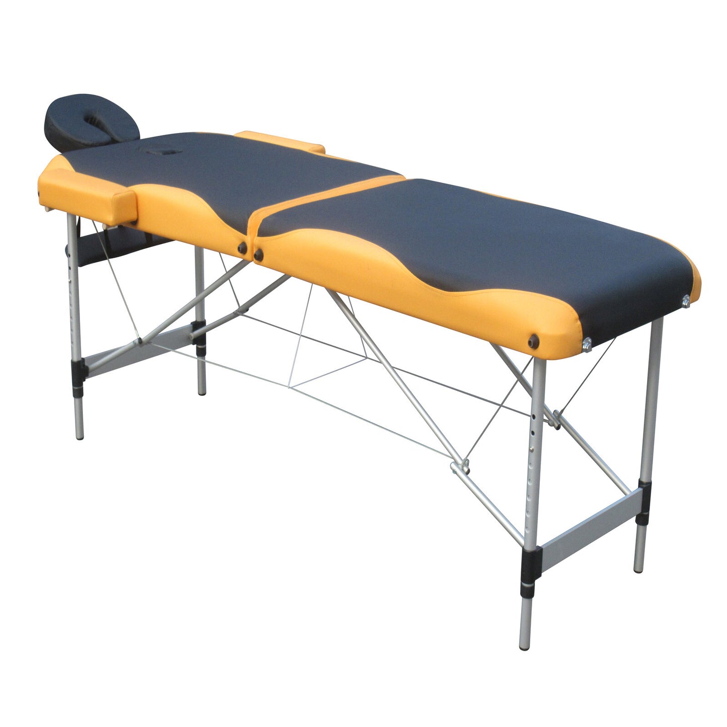 YES4HOMES portable aluminium massage table, foldable massage bed used for beauty therapy and massage treatments.