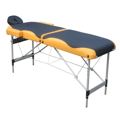 YES4HOMES portable aluminium massage table, foldable massage bed used for beauty therapy and massage treatments.