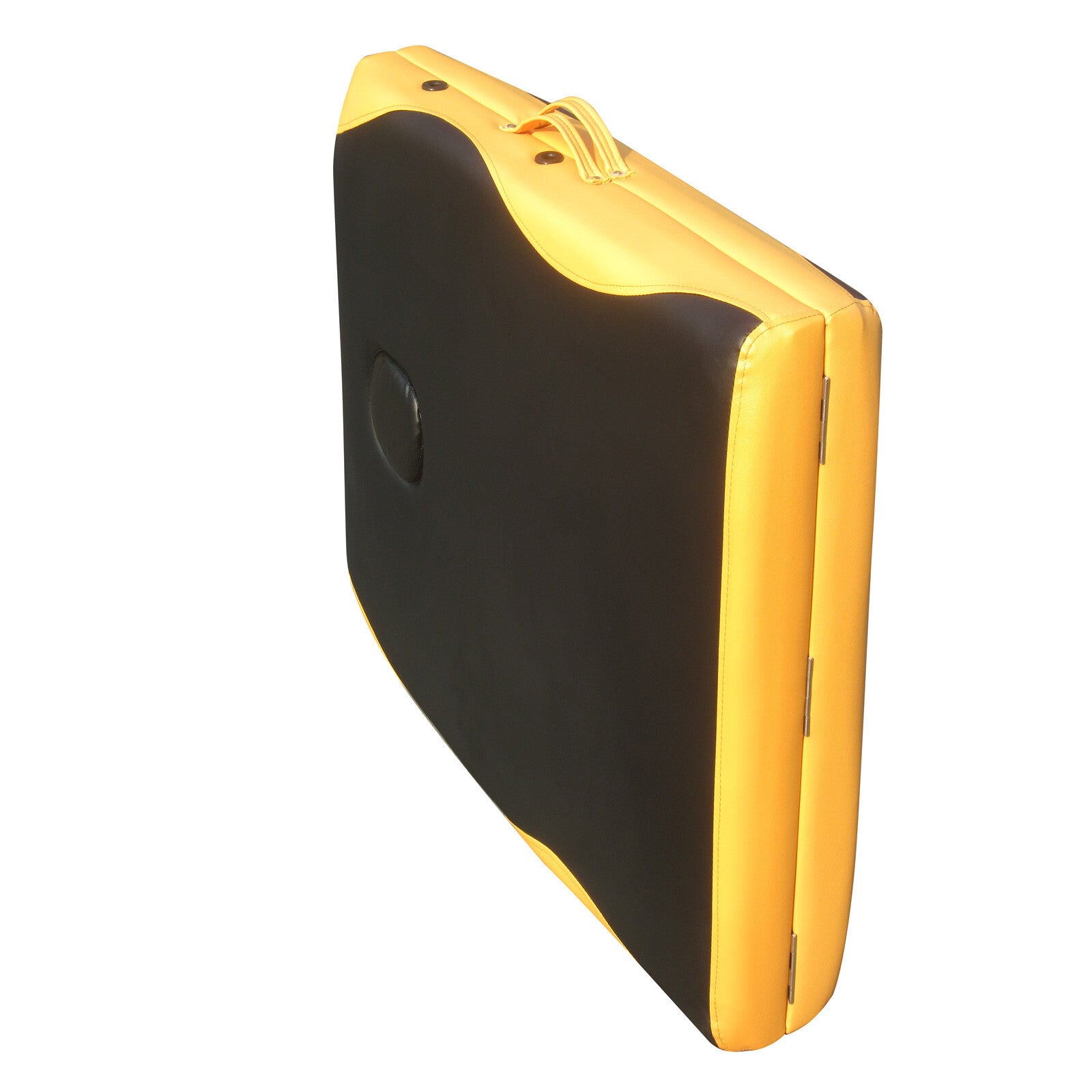 YES4HOMES 2-fold portable aluminium massage table for beauty therapy, featuring a sturdy frame and cushioned surface.