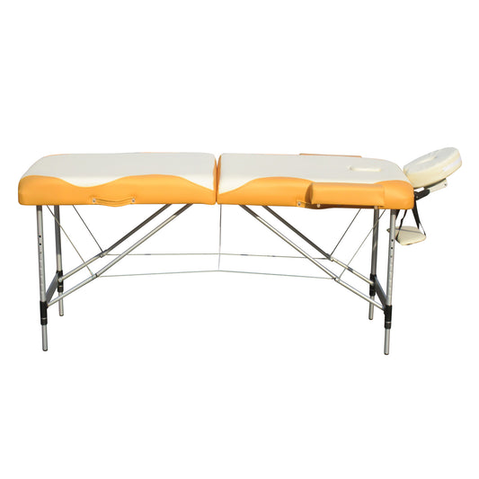 YES4HOMES portable aluminium massage table with foldable design, ideal for beauty therapy and massage treatments.