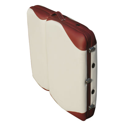 YES4HOMES 3-fold portable aluminum massage table for beauty therapy, featuring adjustable height and sturdy frame.