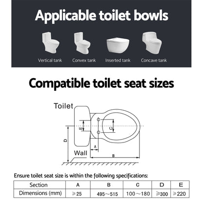 Hlpmedical Cefito electric bidet toilet seat cover with control panel, featuring automatic water wash and drying functions.