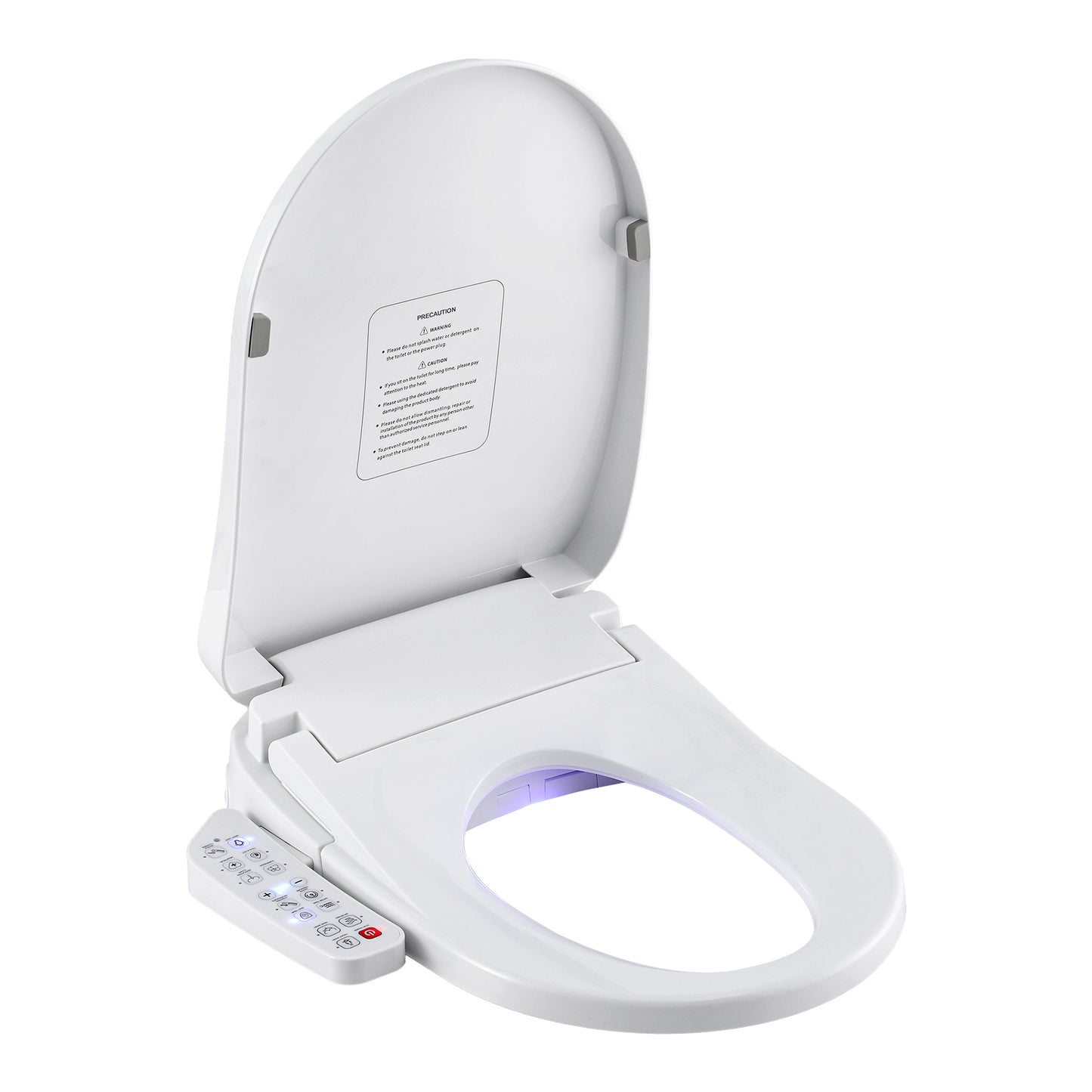 Hlpmedical Cefito electric bidet toilet seat cover with heated water, warm dryer, LED night light, and ergonomic design for bathroom comfort.