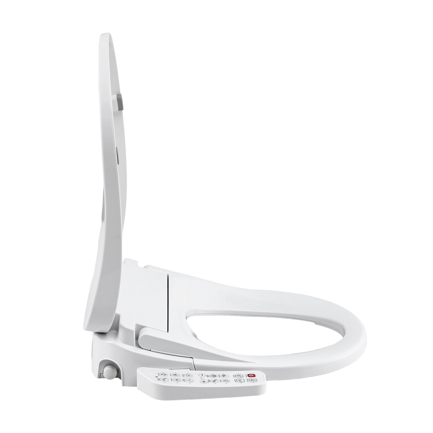 Hlpmedical Cefito electric bidet toilet seat cover with heated water, warm dryer, LED night light, and sleek bathroom bidet design.