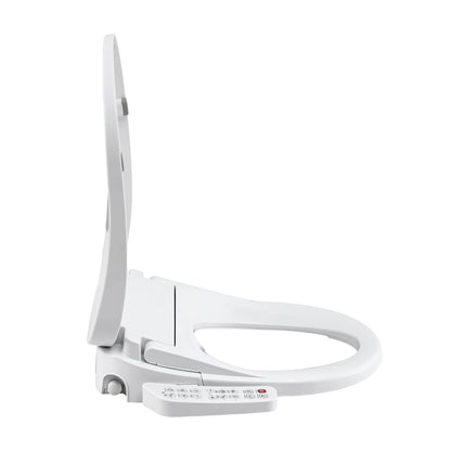 Hlpmedical Cefito electric bidet toilet seat cover with heated water, warm dryer, LED night light, and sleek bathroom bidet design.