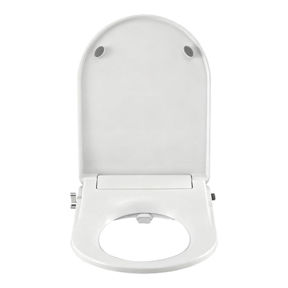 Hlpmedical Cefito non-electric bidet toilet seat with D-shape design, dual nozzles, soft-close lid, waterMark DIY branding, bathroom furniture