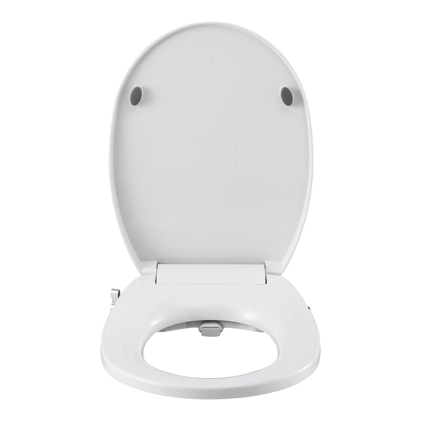 Hlpmedical Cefito non-electric bidet toilet seat with O-shape design, dual nozzles, soft-close lid, waterMark DIY branding.