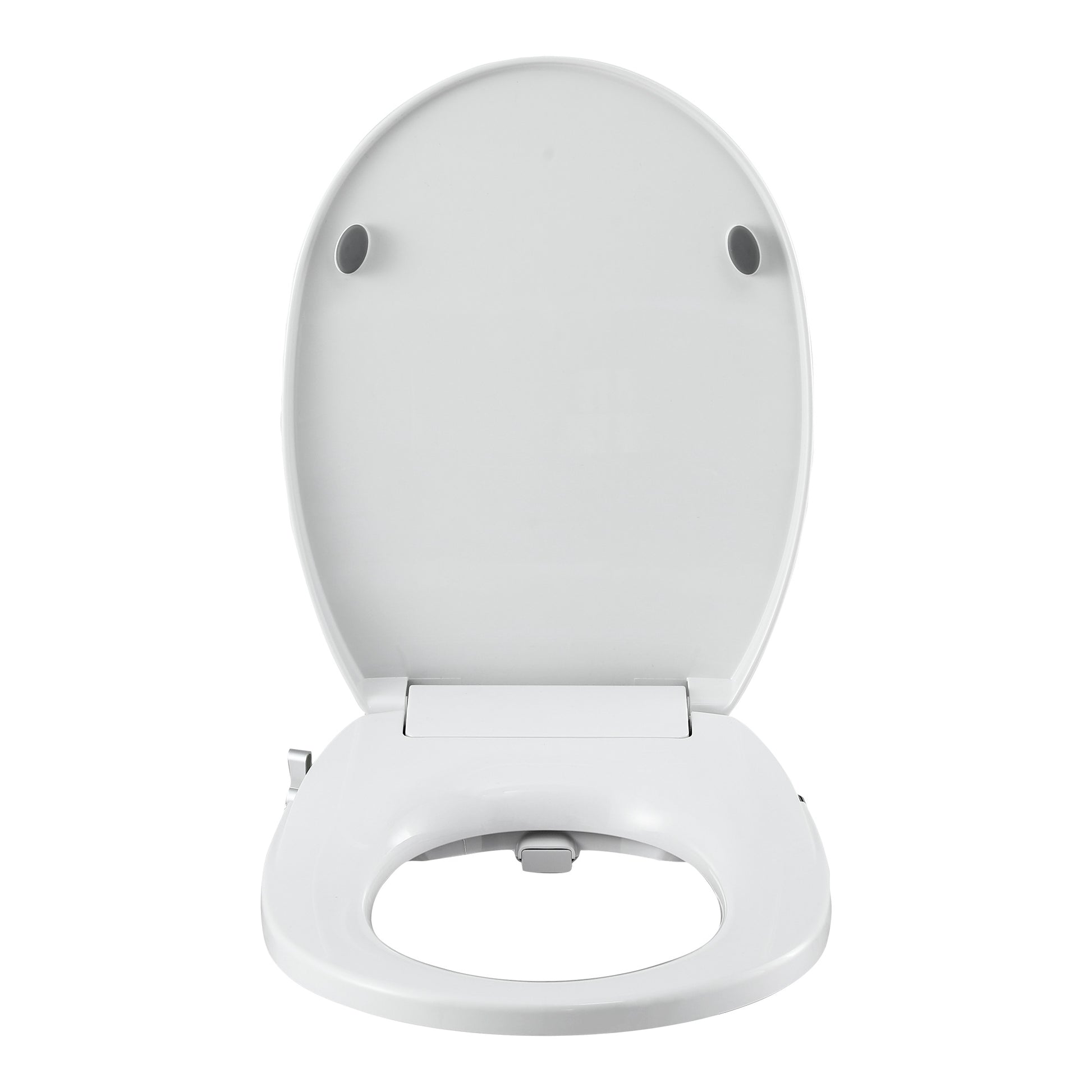 Hlpmedical Cefito non-electric bidet toilet seat with O-shape design, dual nozzles, soft-close lid, waterMark DIY branding.