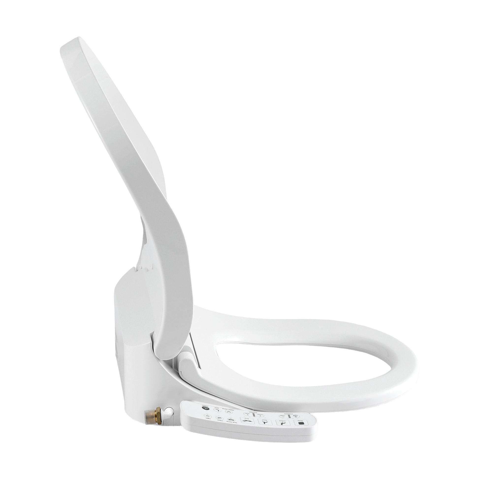 Hlpmedical Cefito Smart electric bidet toilet seat cover in D-shape with SIAA certification, designed for bathroom bidet furniture.