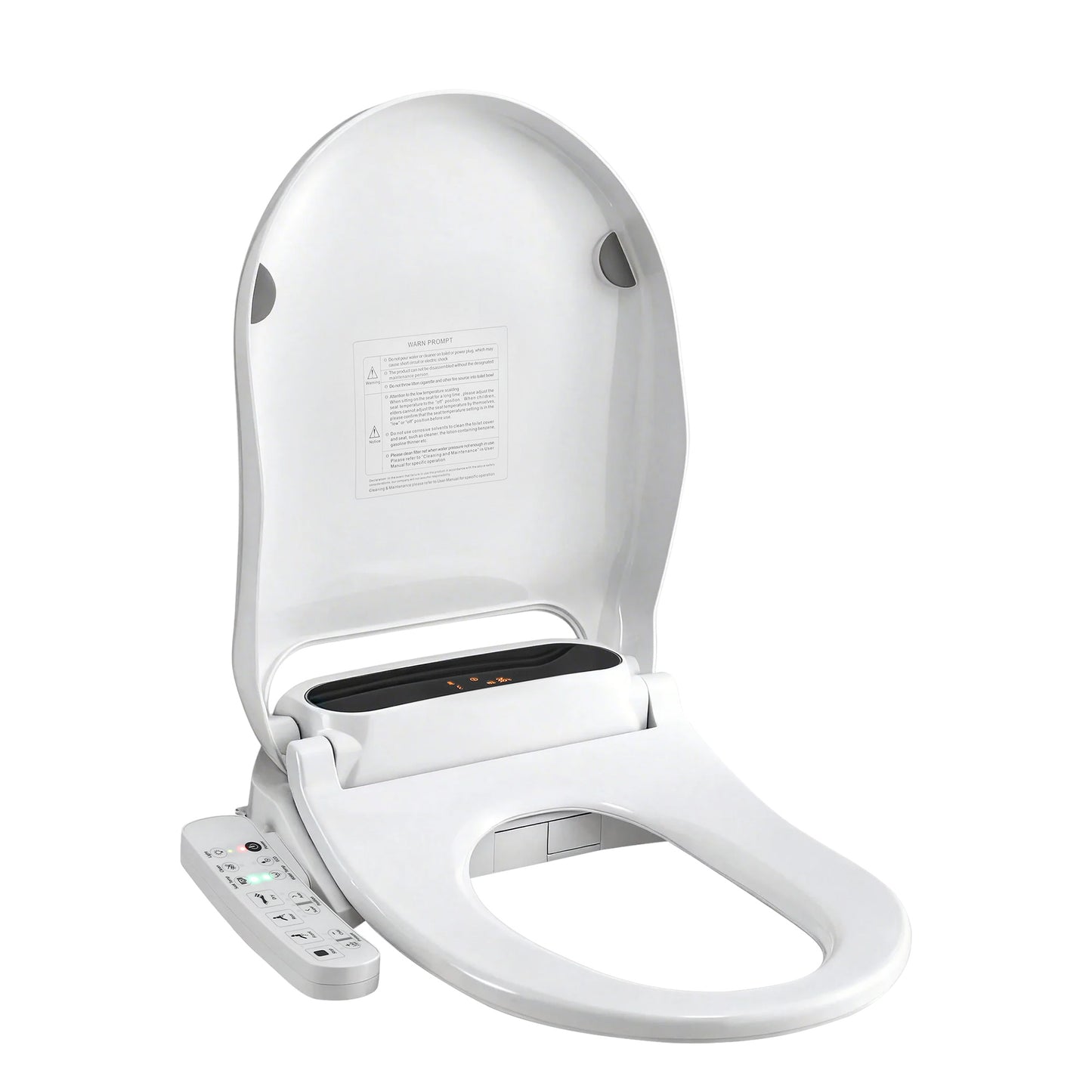 Hlpmedical Cefito Smart Electric Bidet Toilet Seat with LED display, heated dryer, and water watermark for bathroom comfort.