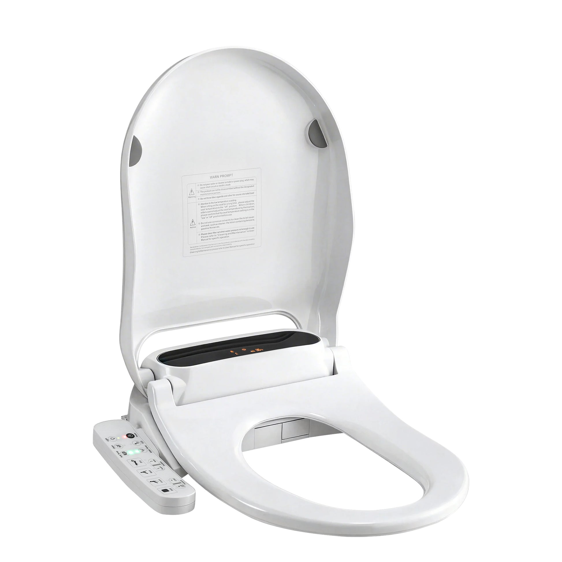 Hlpmedical Cefito Smart Electric Bidet Toilet Seat with LED display, heated dryer, and water watermark for bathroom comfort.