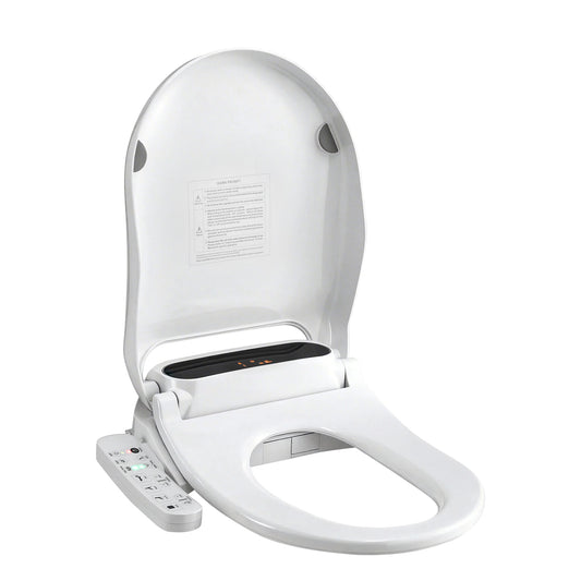 Hlpmedical Cefito Smart Electric Bidet Toilet Seat with LED display, heated dryer, and water watermark for bathroom comfort.